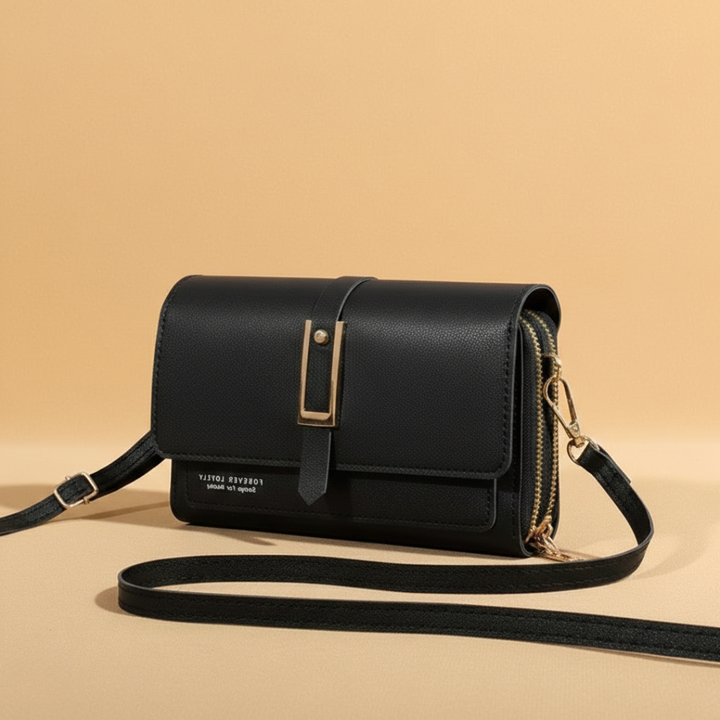 Elegant crossbody shoulder bag for women - Stylish mobile phone and card holder