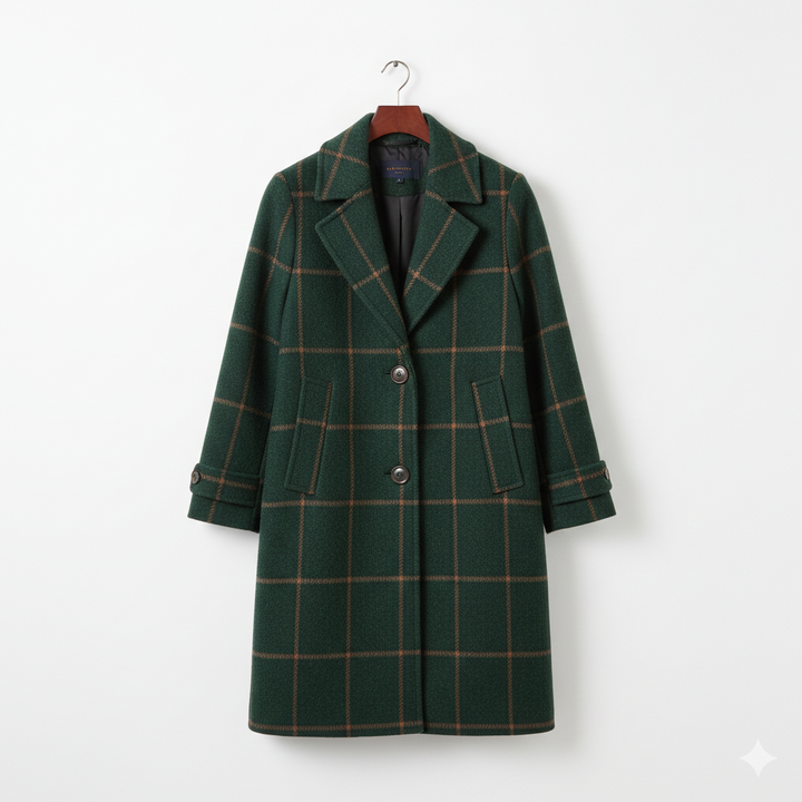 Catherine | Heritage Plaid Tweed Coat