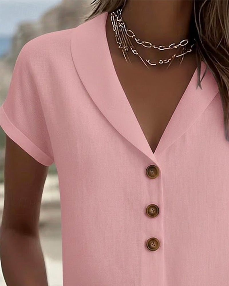 Short Sleeve Button Down Shirt